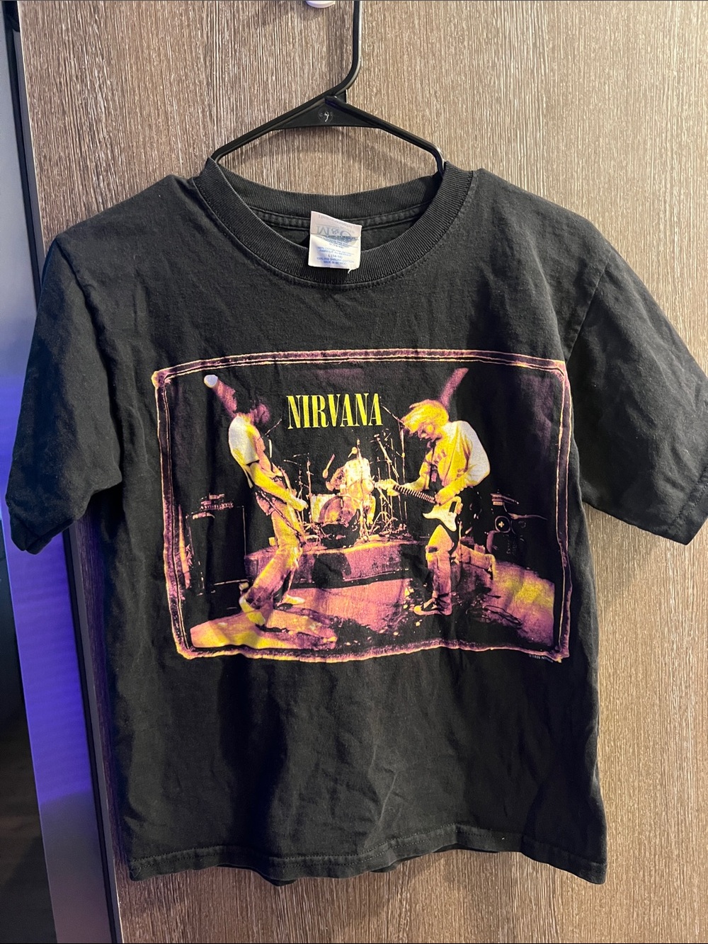 Nirvana Black Graphic Kids T-Shirt